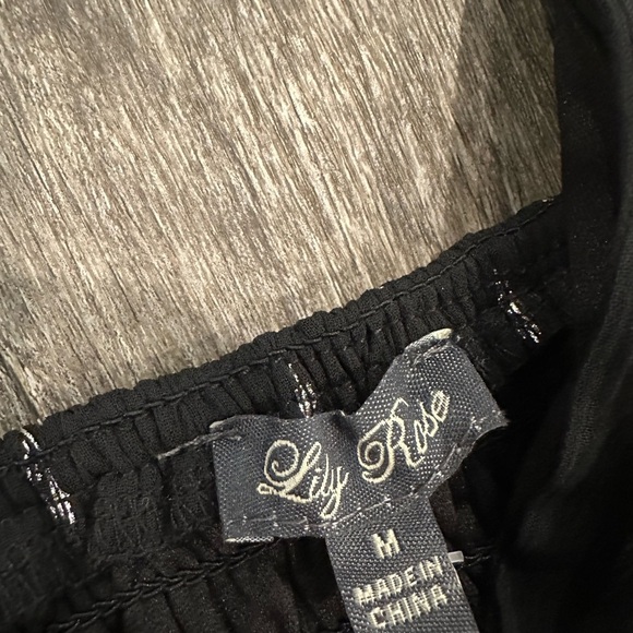 Lily Rose Black and White Dress - Junior Medium M NWT New SKU #A001 - Picture 3 of 8